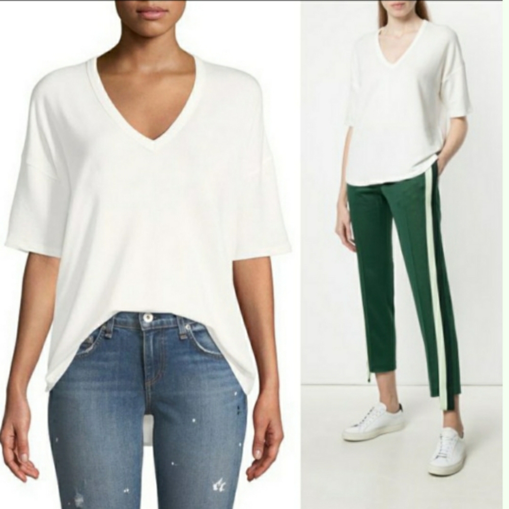 RAG AND BONE White Phoenix Tee - Picture 2 of 11
